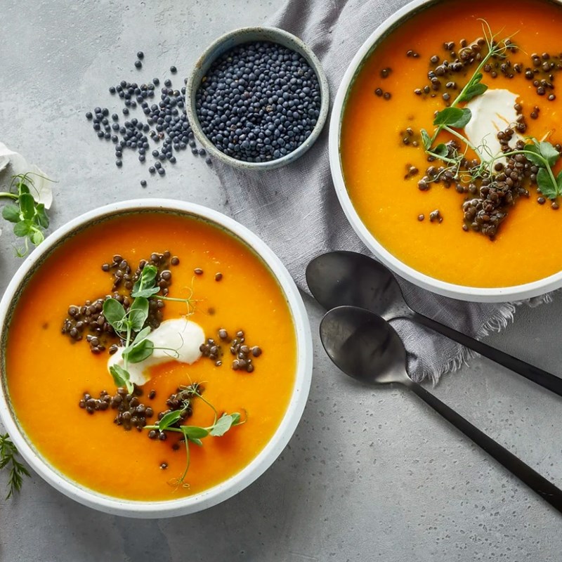 Gulerodssuppe med ingefær