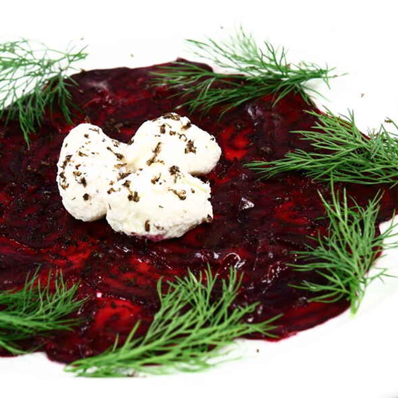 Rødbedecarpaccio
