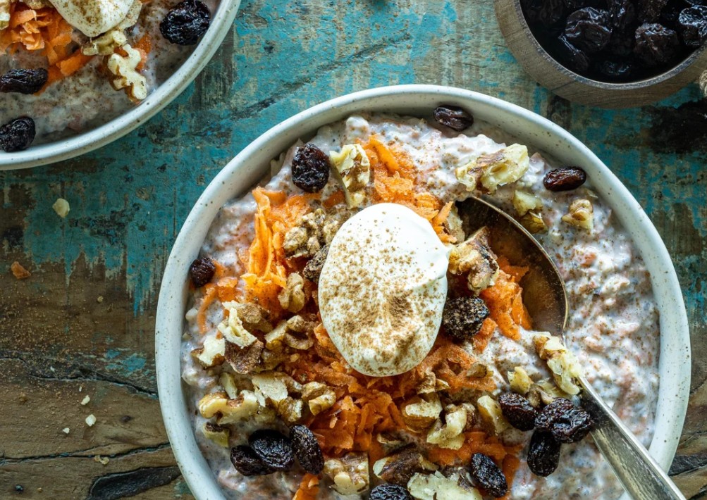 Overnight oats a la gulerodskage