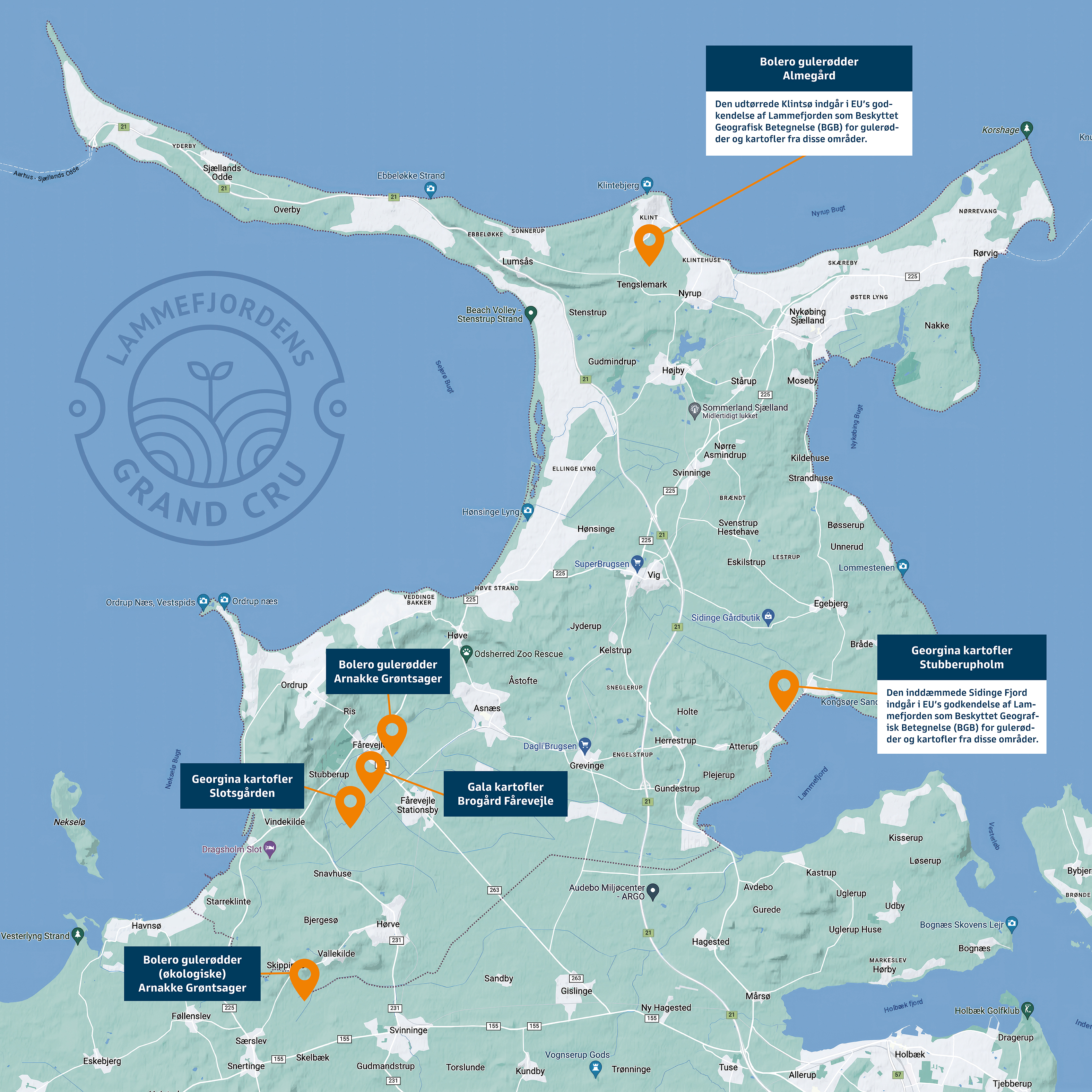 <h1>Stor geografisk spredning i finalefeltet</h1>
